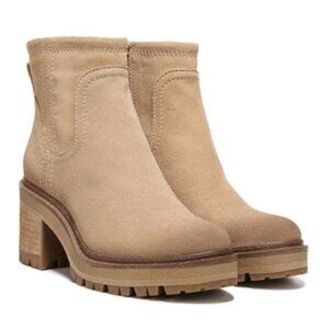 Zodiac Women's Clair Bootie Ankle Boot, Sand Beige Suede